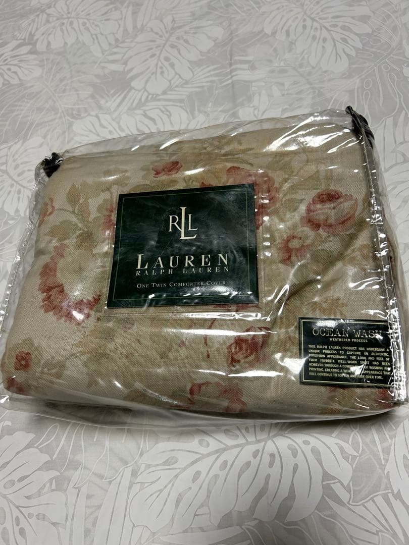 新品未使用 ラルフローレン コンフォーターカバー シングル ハートランド 花柄