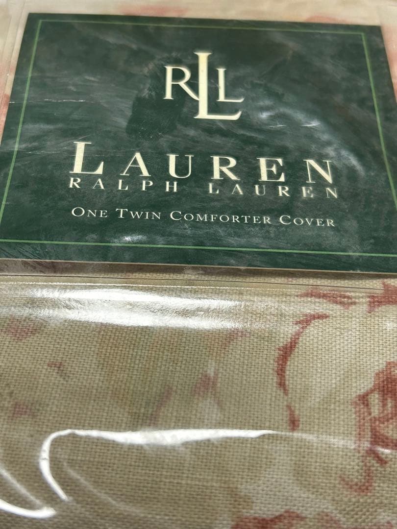 新品未使用 ラルフローレン コンフォーターカバー シングル ハートランド 花柄