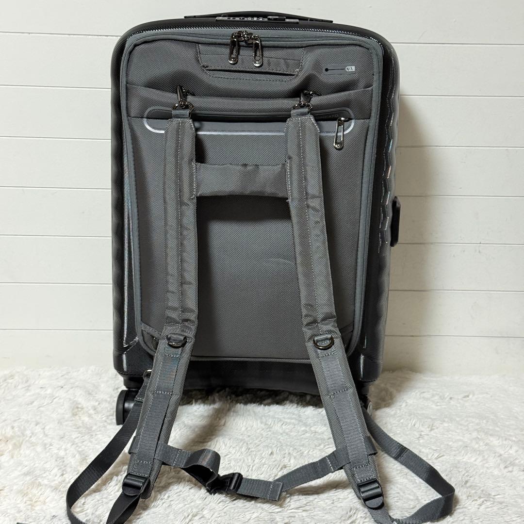 美品✨ロンカート　ダブル　キャリーケース　バックパック　ブラック　2way