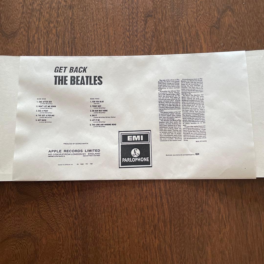 【激レア】THE BEATLES「GET BACK」PROMOTIONAL CD