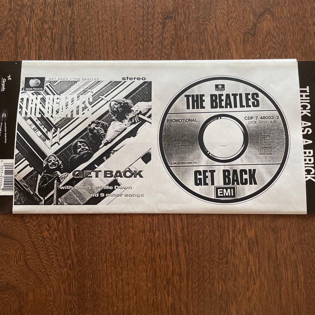 【激レア】THE BEATLES「GET BACK」PROMOTIONAL CD