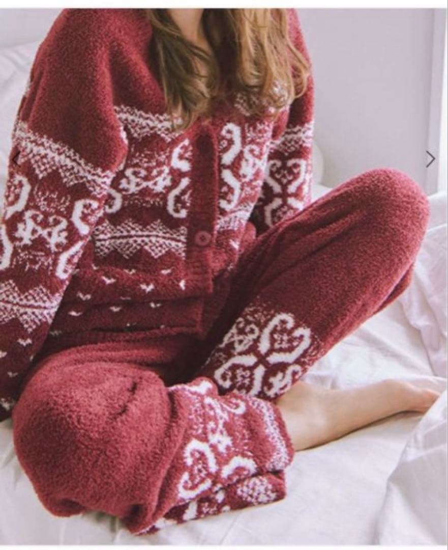 【新品未使用】スナイデルホーム ノルディック 上下セット レッド赤