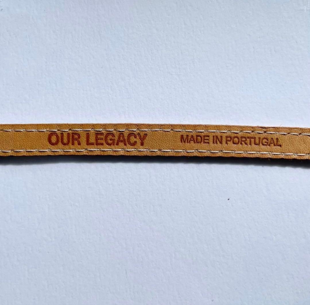 【完売品】OUR LEGACY 25SS レザー チョーカー ブレスレット