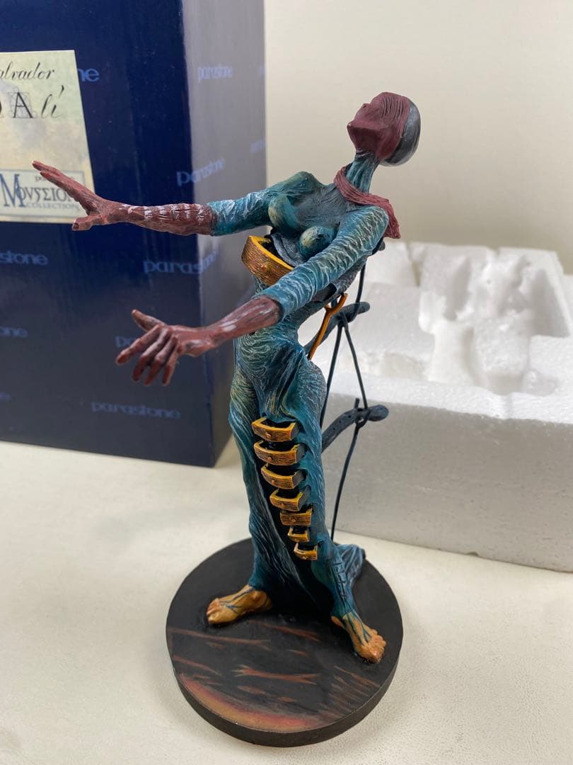 希少品　サルバドールダリ　燃えるキリン　パラストーン　Salvador Dalí