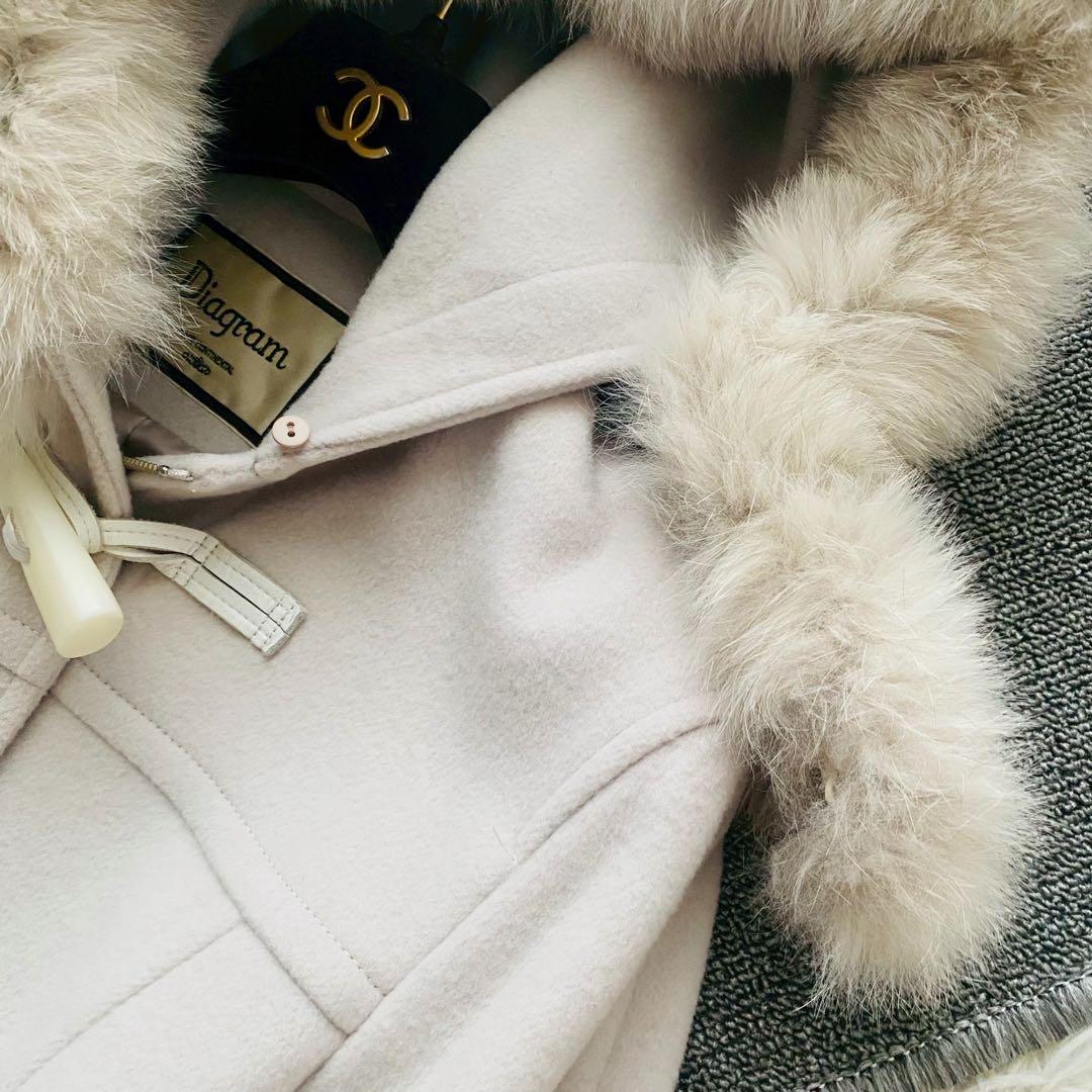 グレースコンチネンタル●極美品●2way フォックスファー ロングダッフルコート