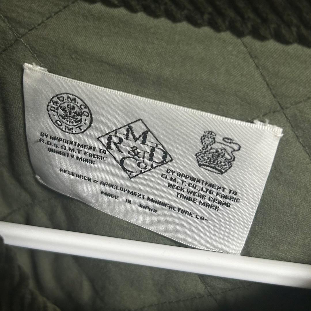 【美品】R&D.M.Co- QUILTING HALF COAT ロング