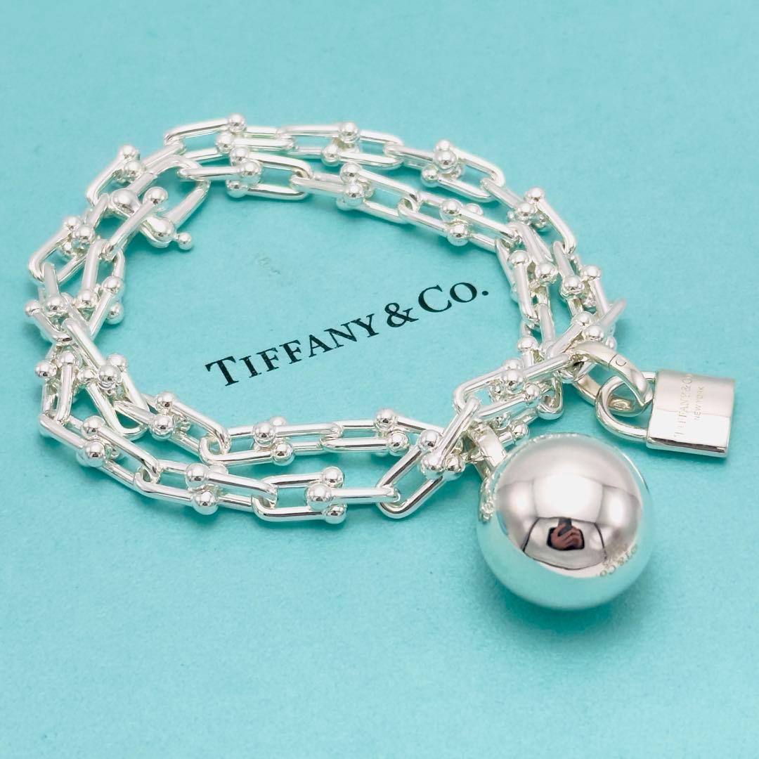 Tiffany ハードウェア　スモール　ラップ　ブレスレット　ラージ　Ag925