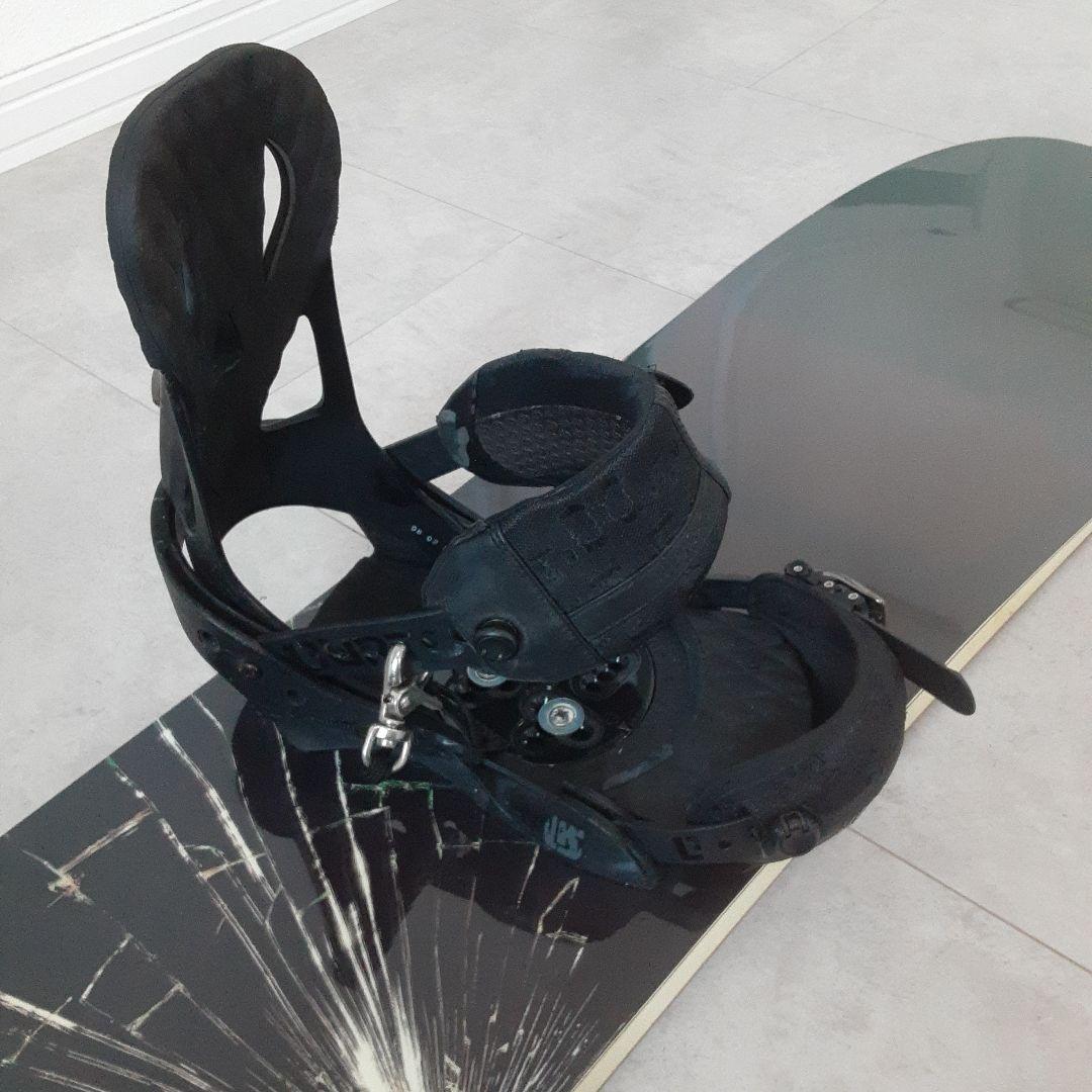 BURTON CLASH 161 スノーボード3点セット カバー＆ビンディング付