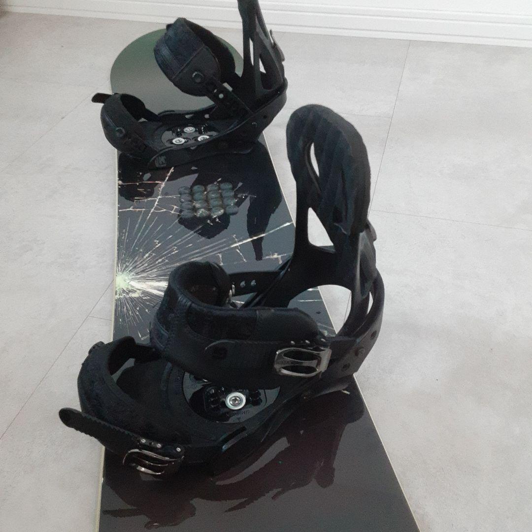 BURTON CLASH 161 スノーボード3点セット カバー＆ビンディング付