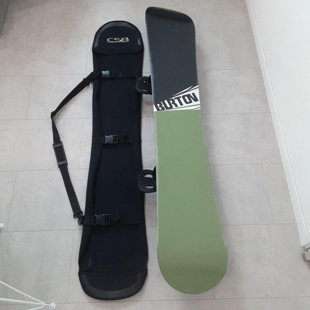 BURTON CLASH 161 スノーボード3点セット カバー＆ビンディング付