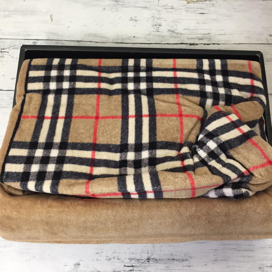 Burberrys バーバリー　バスタオル 大判　ブランケット　ホース刺繍