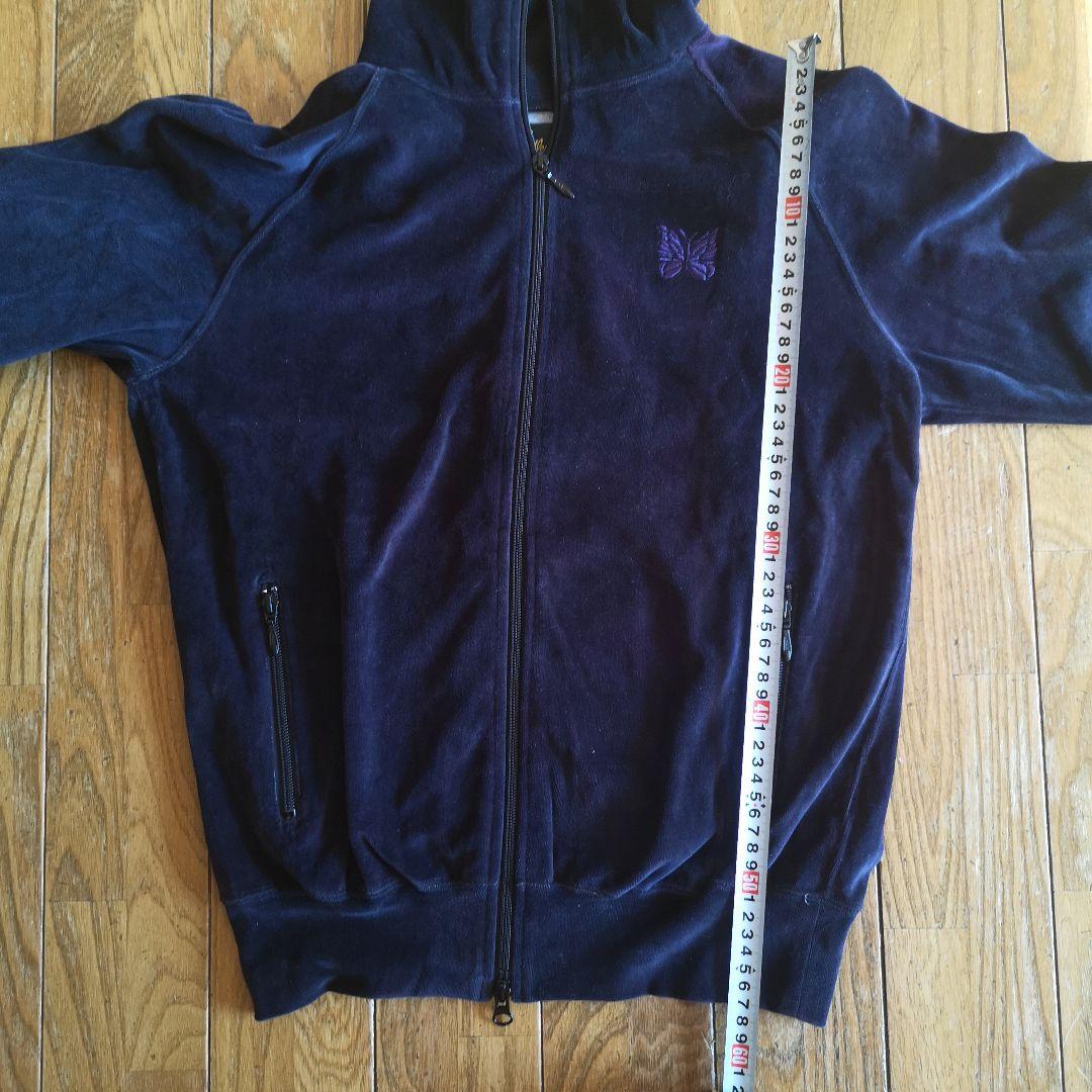 Needles ネイビー ベロア生地ジャージ XS