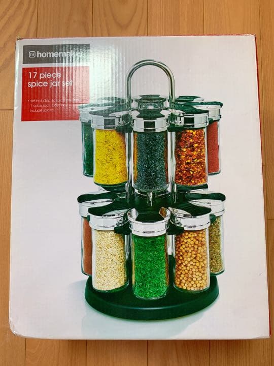 16ケース 回転スパイスラック