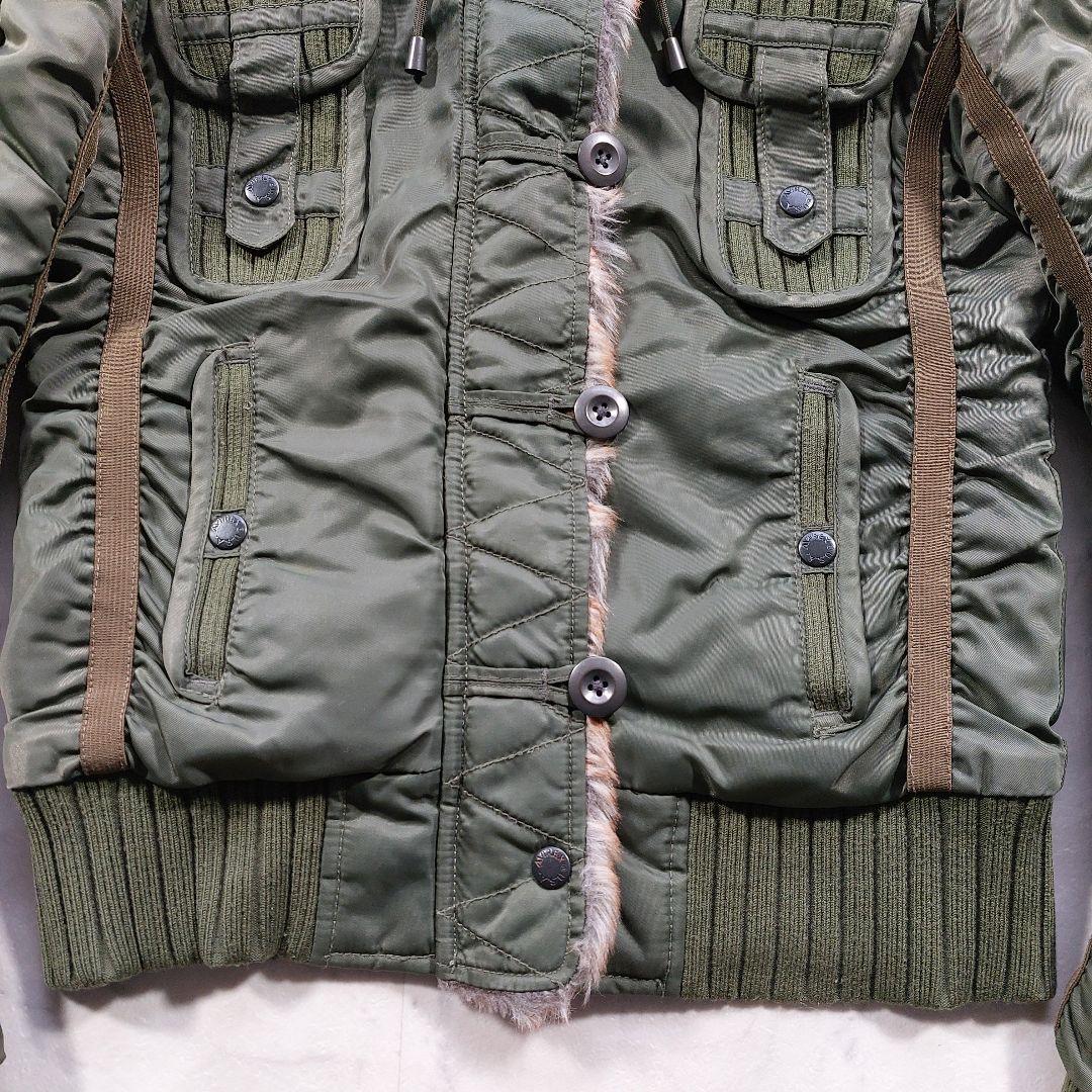 アヴィレックス AVIREX N2B ミリタリージャケット S リアルファー