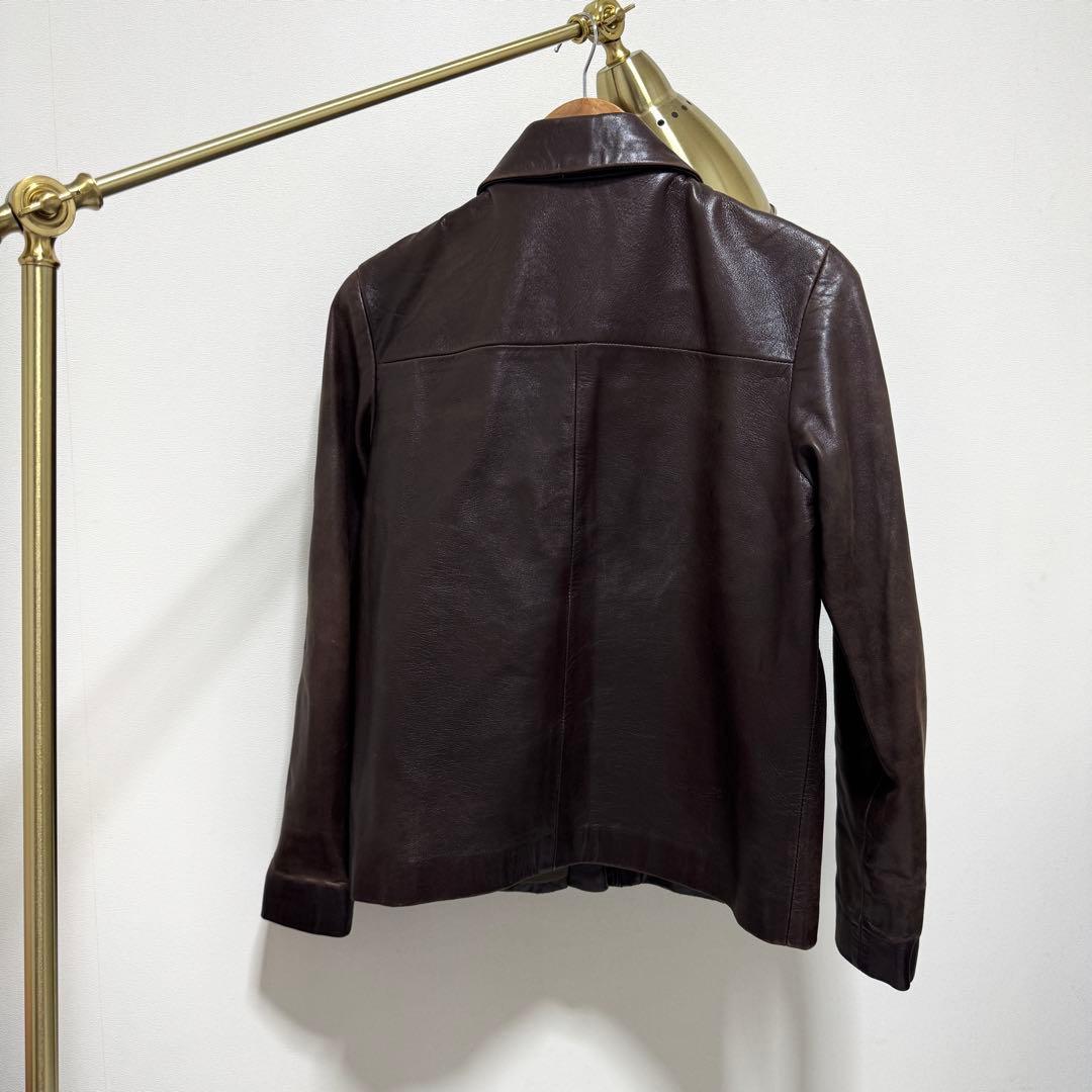 ブルックスブラザーズ 本革 レザー ブルゾン XS ビンテージ カナダ製