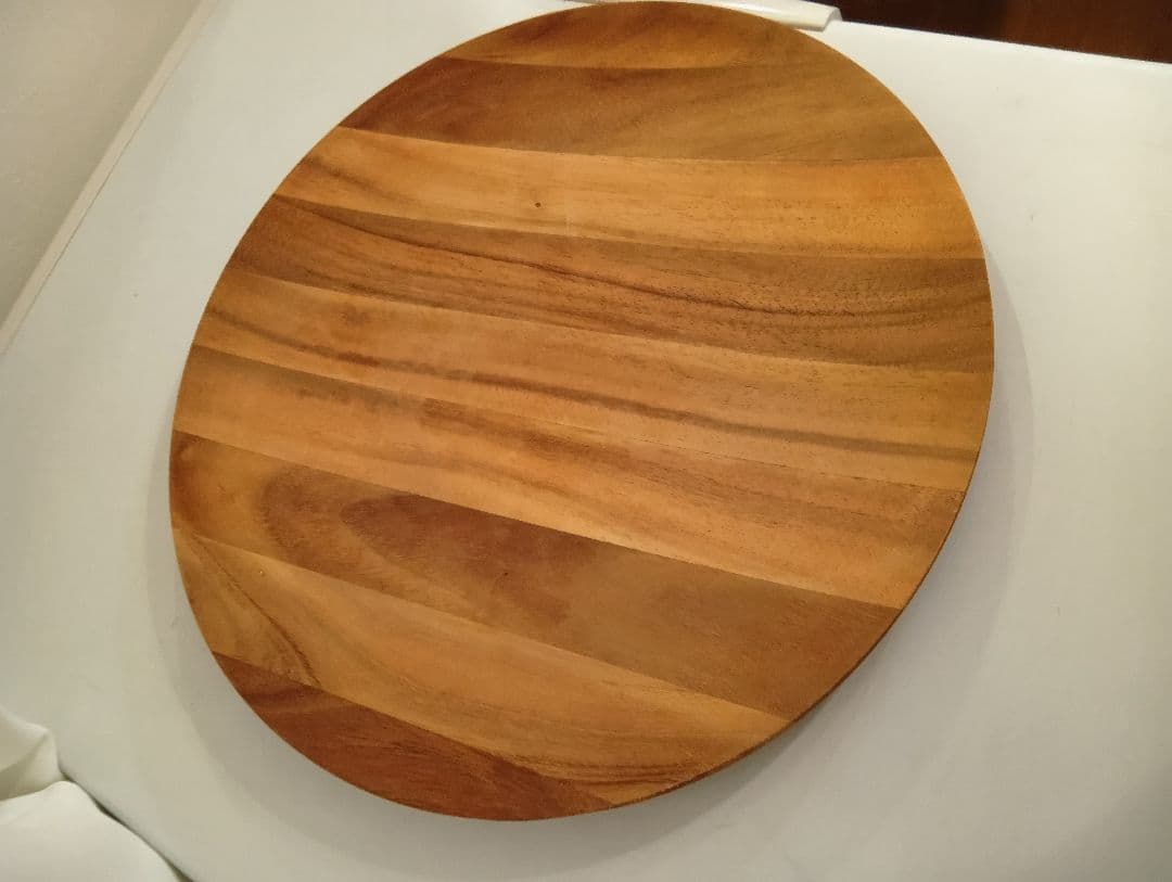 ピザ用木製円形プレート 約40cm 4枚セット