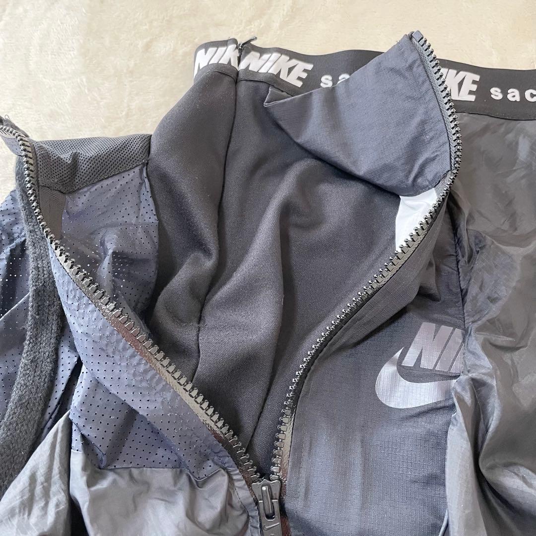 【レア品】サカイ　ナイキ　再構築スカート　ナイロン　ドッキング　コラボ　洗える