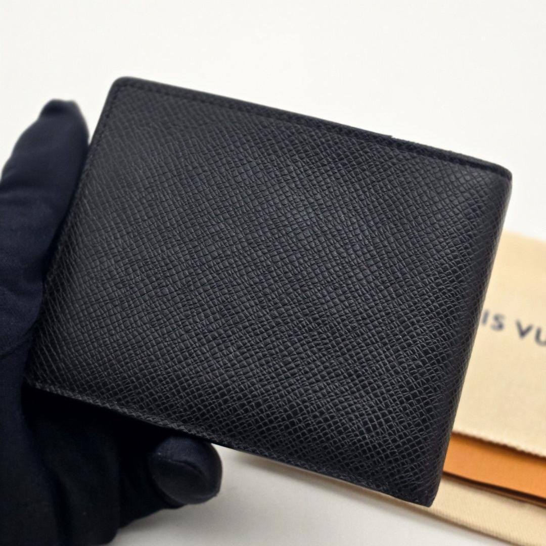 [ICモデル] ルイヴィトン 札入れ タイガ ミュルティプル ブラック A31