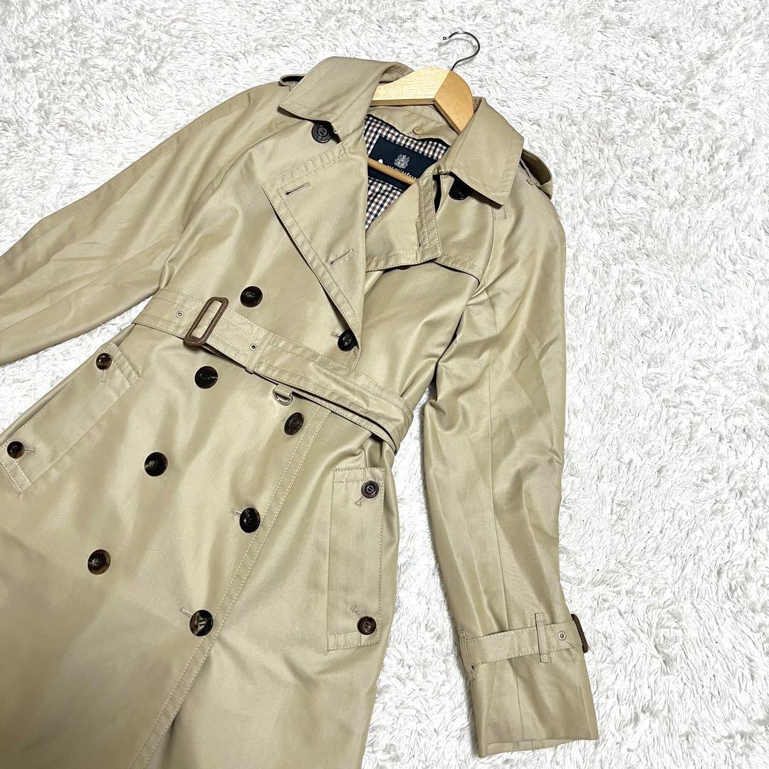✨即売品✨アクアスキュータム トレンチコート ライナー付き ベルト ベージュ