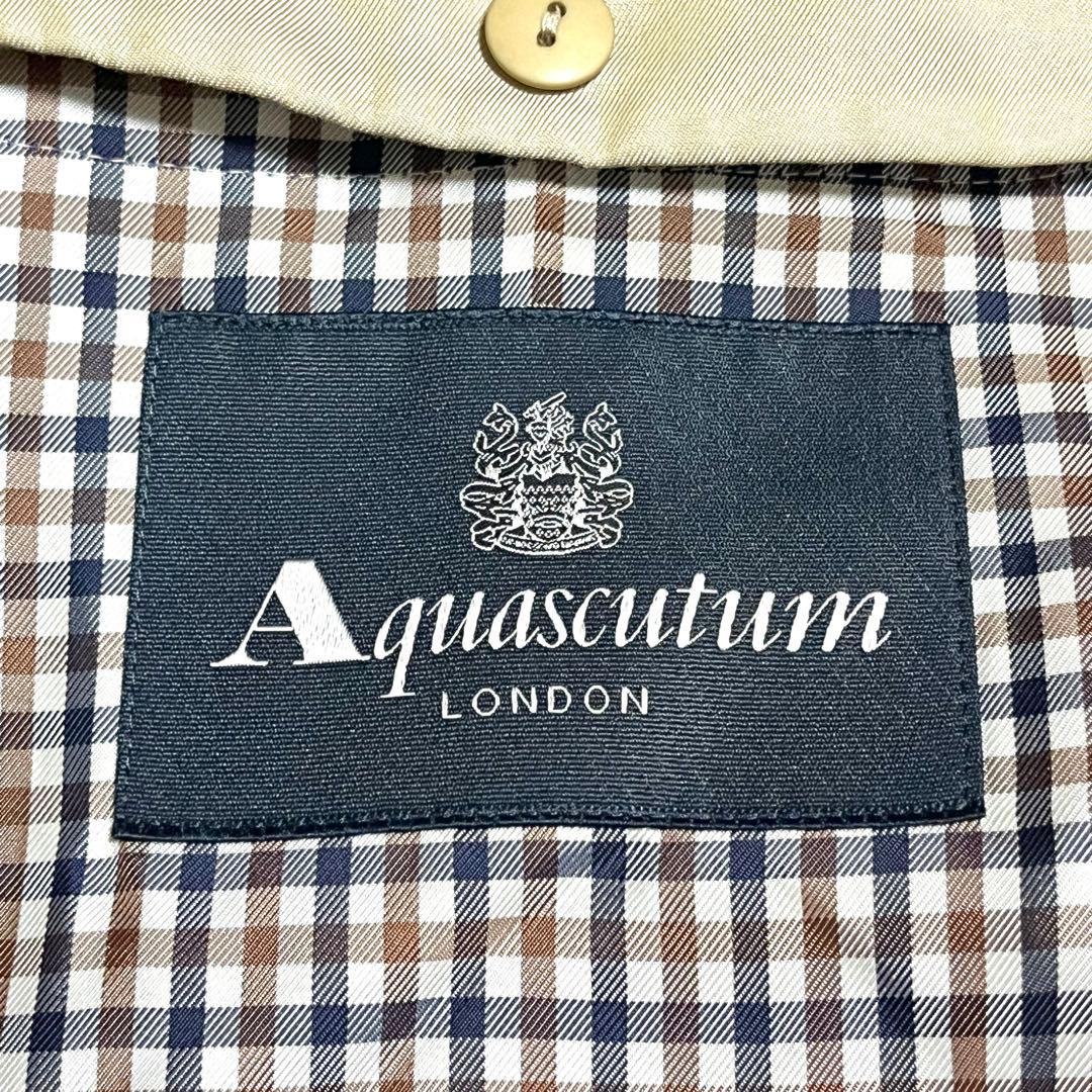 ✨即売品✨アクアスキュータム トレンチコート ライナー付き ベルト ベージュ