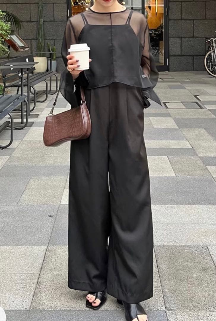 capricieux le'mage オーガンジーsetサロペット