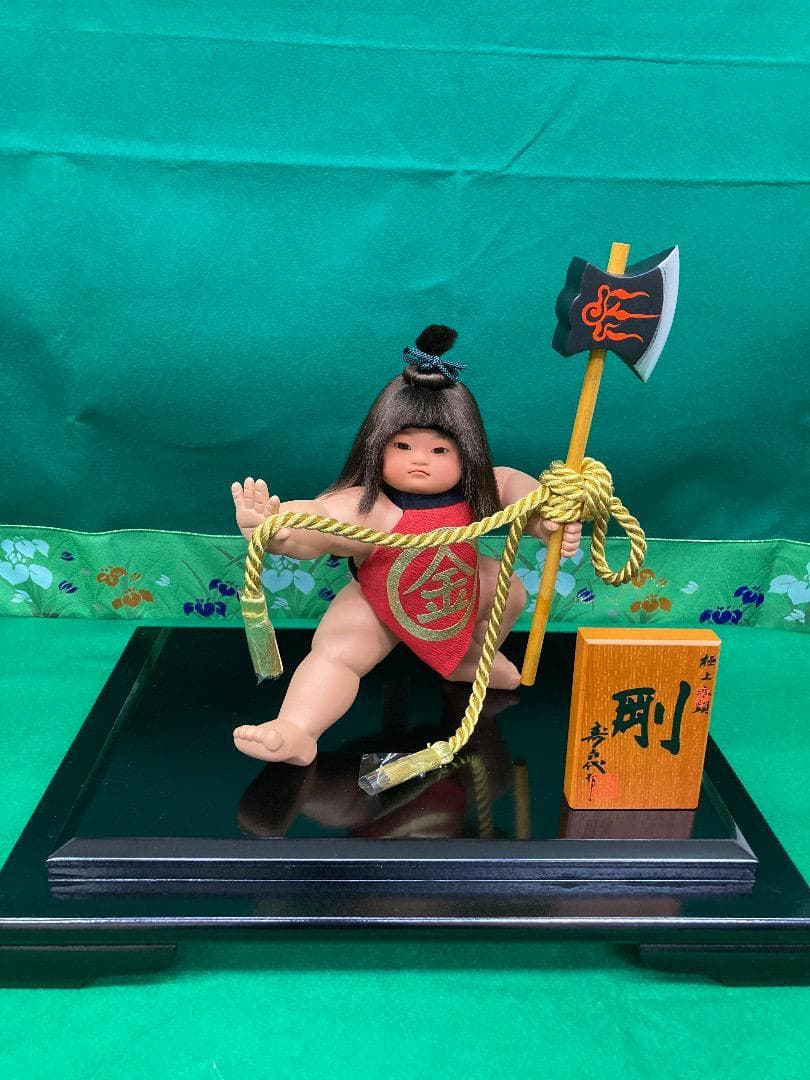No.6241剛　可愛い　はだか金太　端午の節句　五月人形金太郎　五月ケース人形