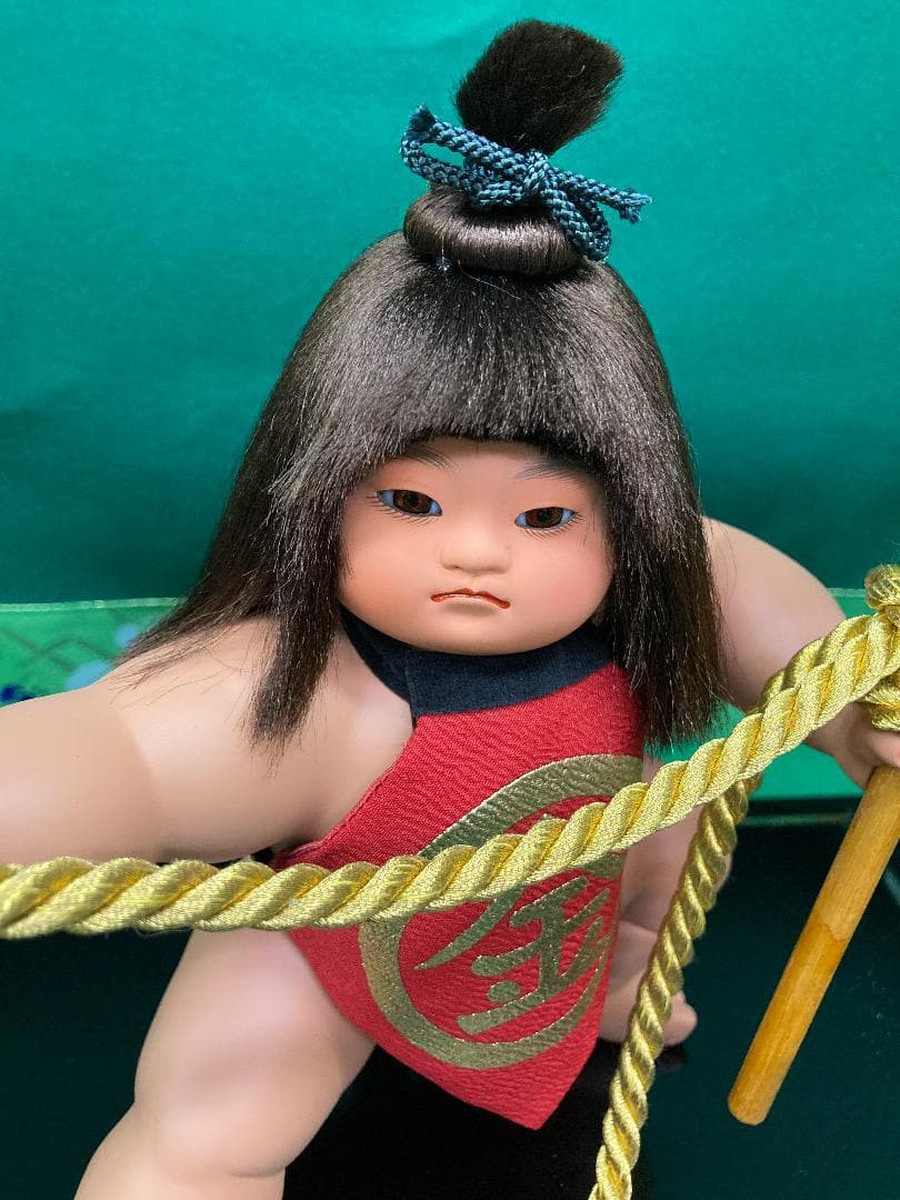 No.6241剛　可愛い　はだか金太　端午の節句　五月人形金太郎　五月ケース人形