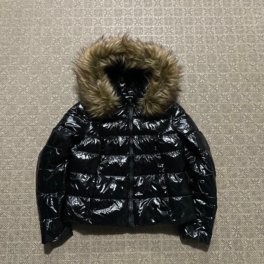 Y2K N2B OPIUM 短丈 フライト ボンバージャケット ファーフード46