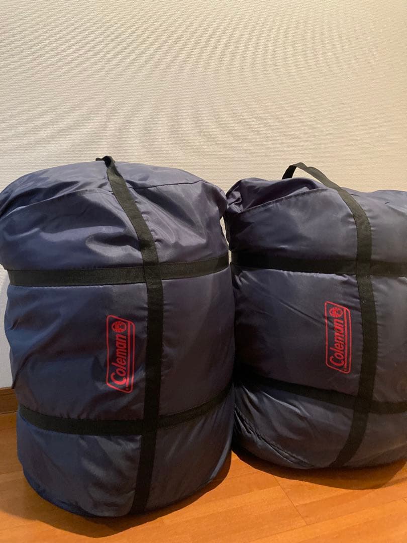 Coleman 寝袋 ネイビー 2個セット
