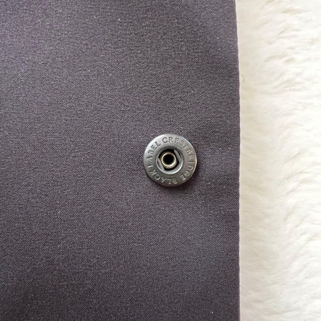 【BLACK lab.】極美品 ステンカラーコート M 黒 止水ジップ 希少