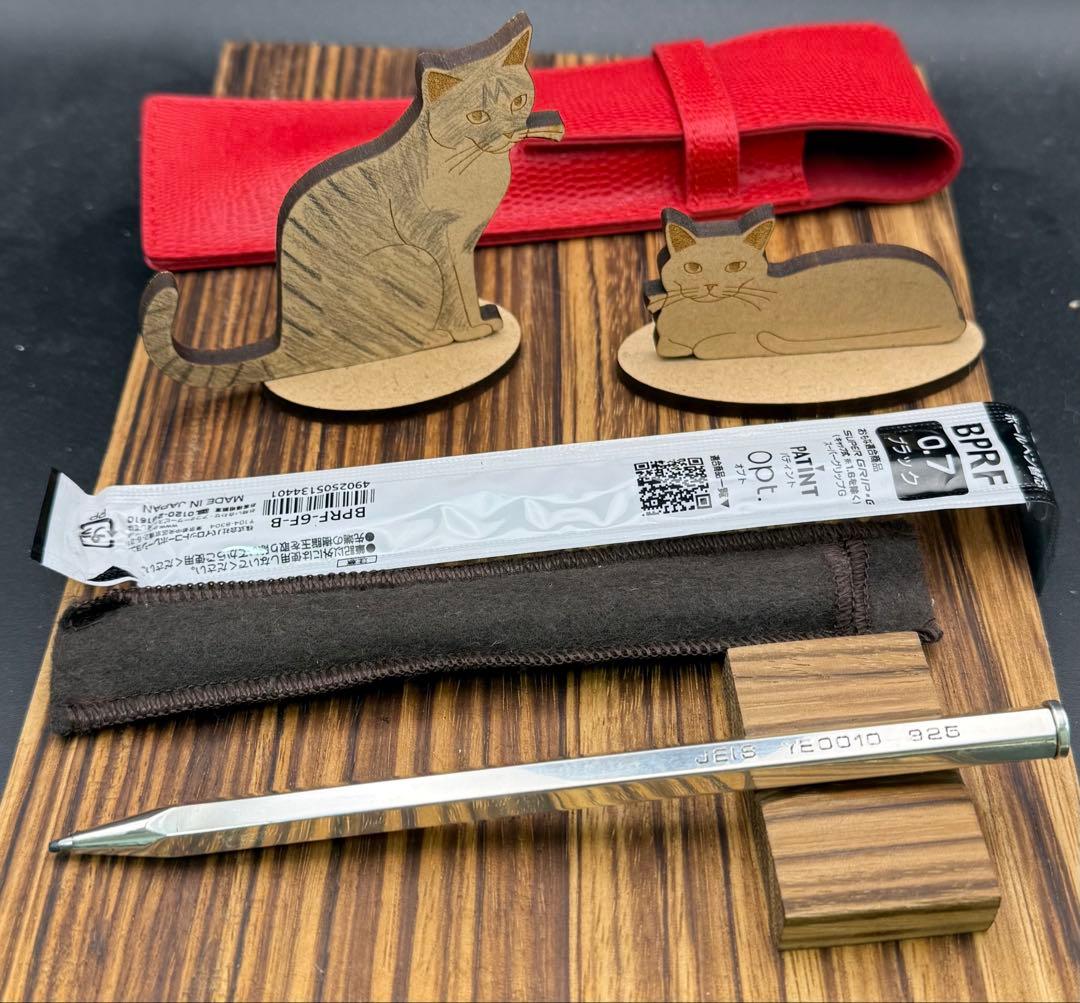 青山貿易 銀の手作りボールペンJEIS青山 日本製 925