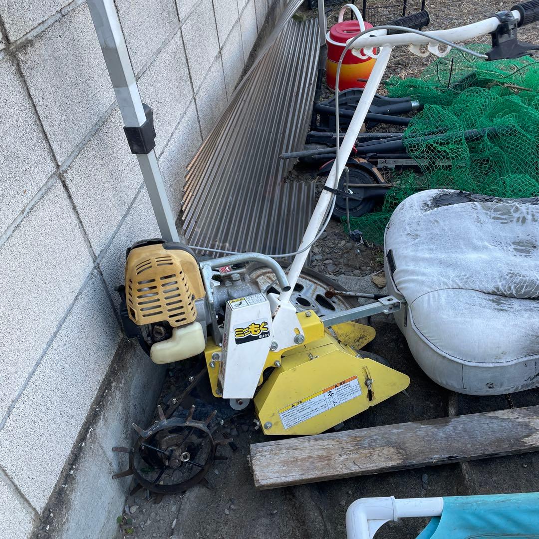 耕運機2ストロークエンジン イエロー引き取り限定