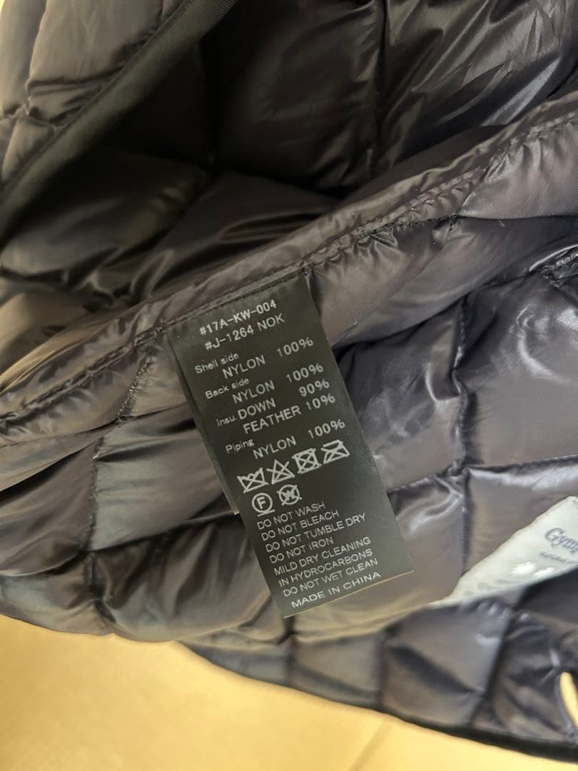 Gymphlex ジムフレックス キルトダウン フードコート J-1264NOK