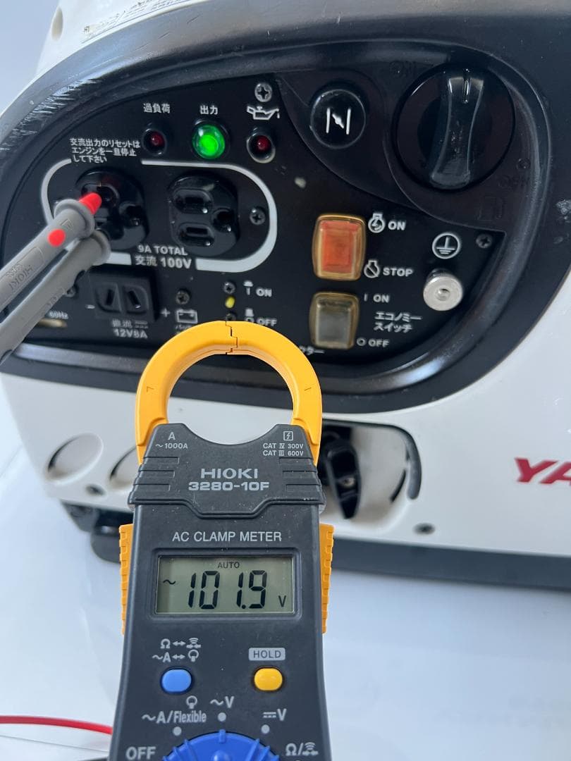 YANMARヤンマー インバーター発電機 G900iS2 動作確認済み KHD3