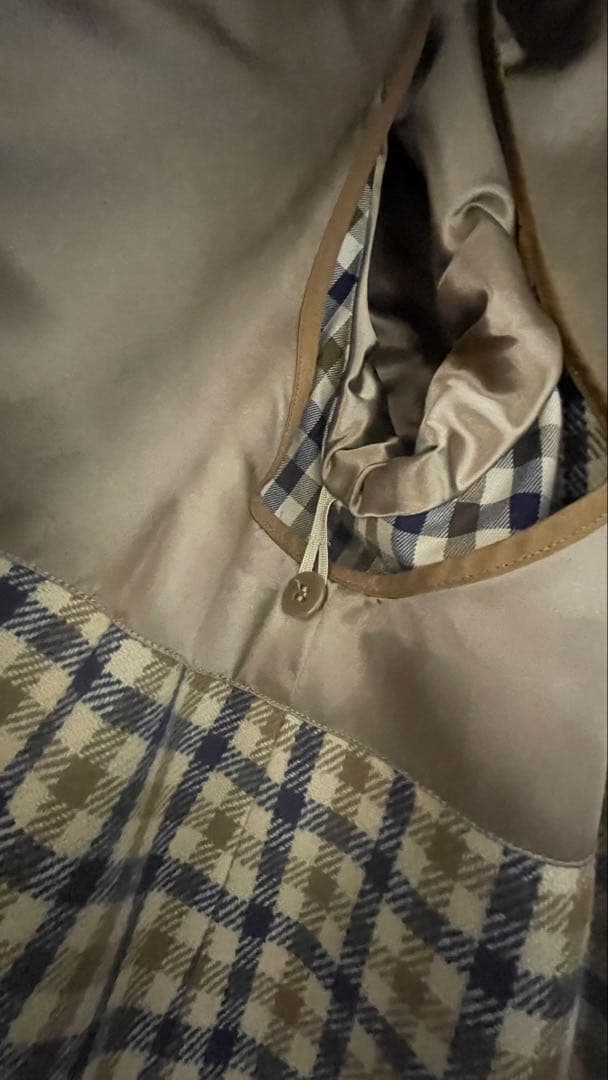 美品 Aquascutum ステンカラーコート サイズ38