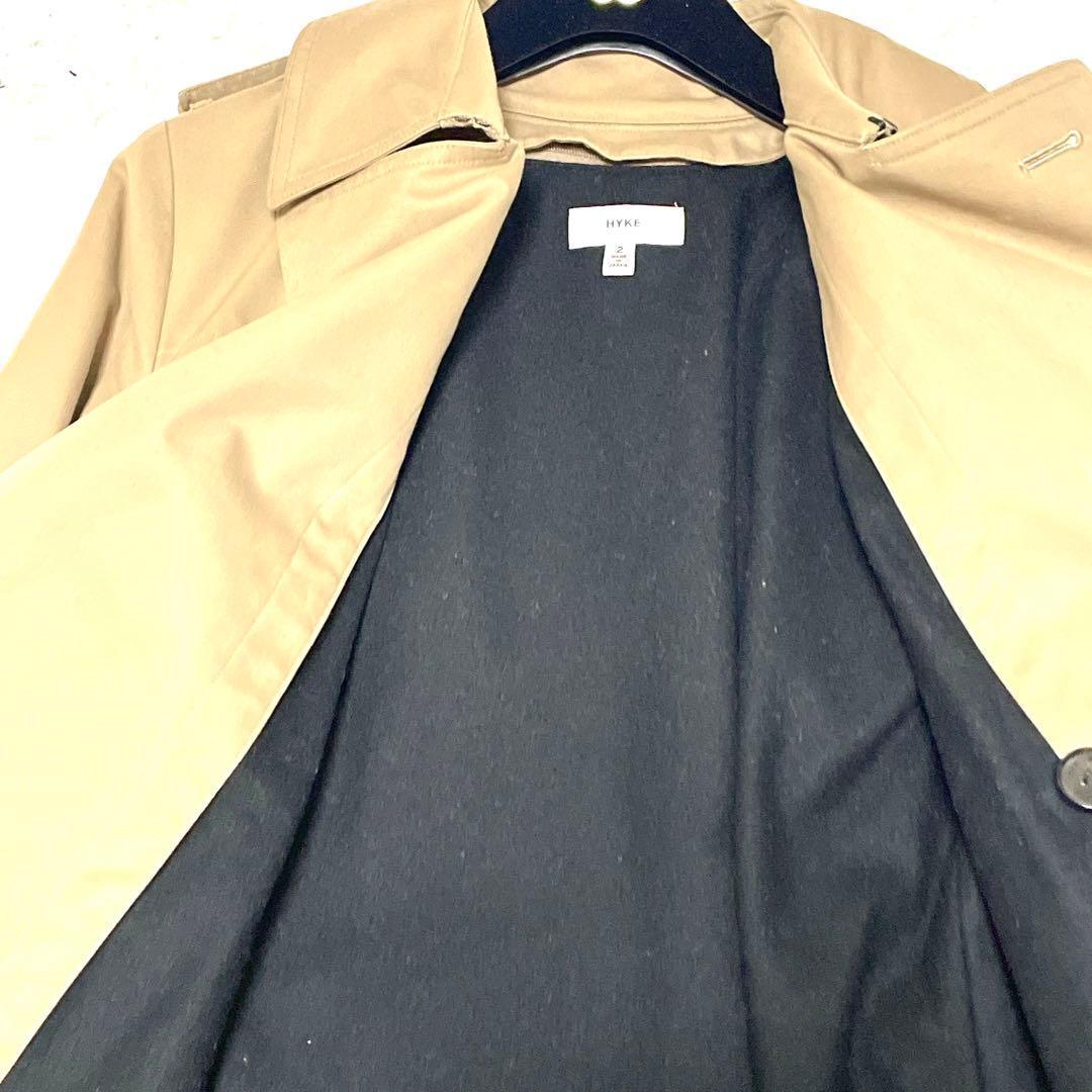 近年✨人気 HYKE ハイク トレンチコート ベージュ 2 ロングコート