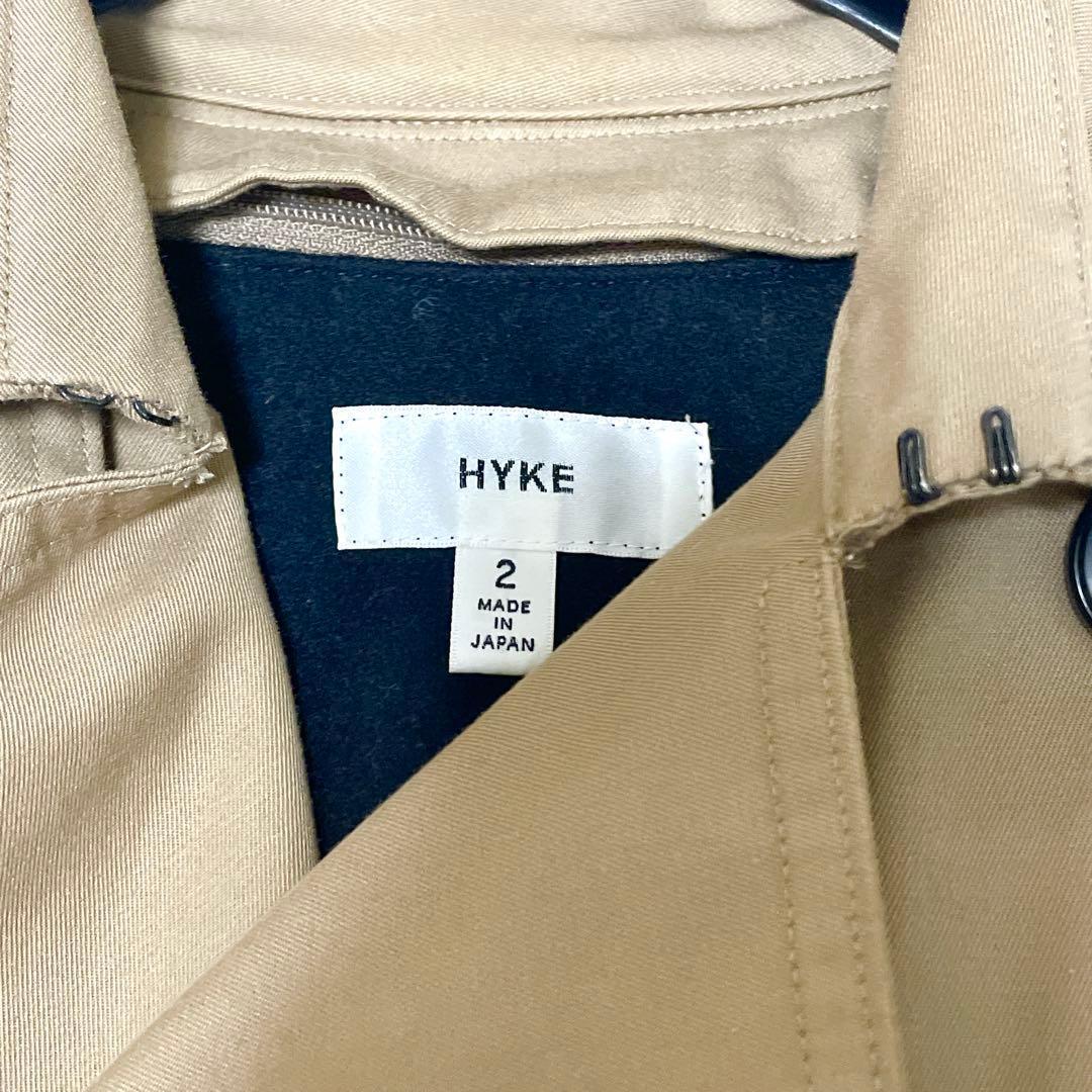 近年✨人気 HYKE ハイク トレンチコート ベージュ 2 ロングコート