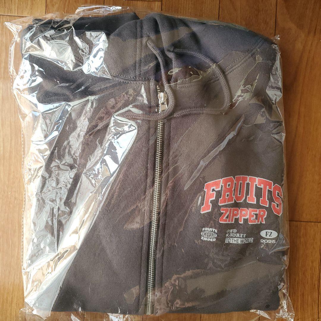 FRUITS ZIPPER 月足天音 ジップアップフーディー黒　未使用未開封