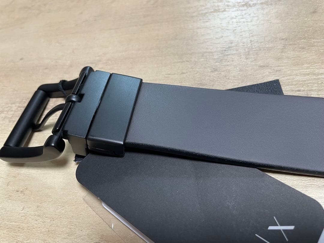 新品タグ付き！アルマーニエクスチェンジ　リバーシブルベルト　ネイビー　ブラウン