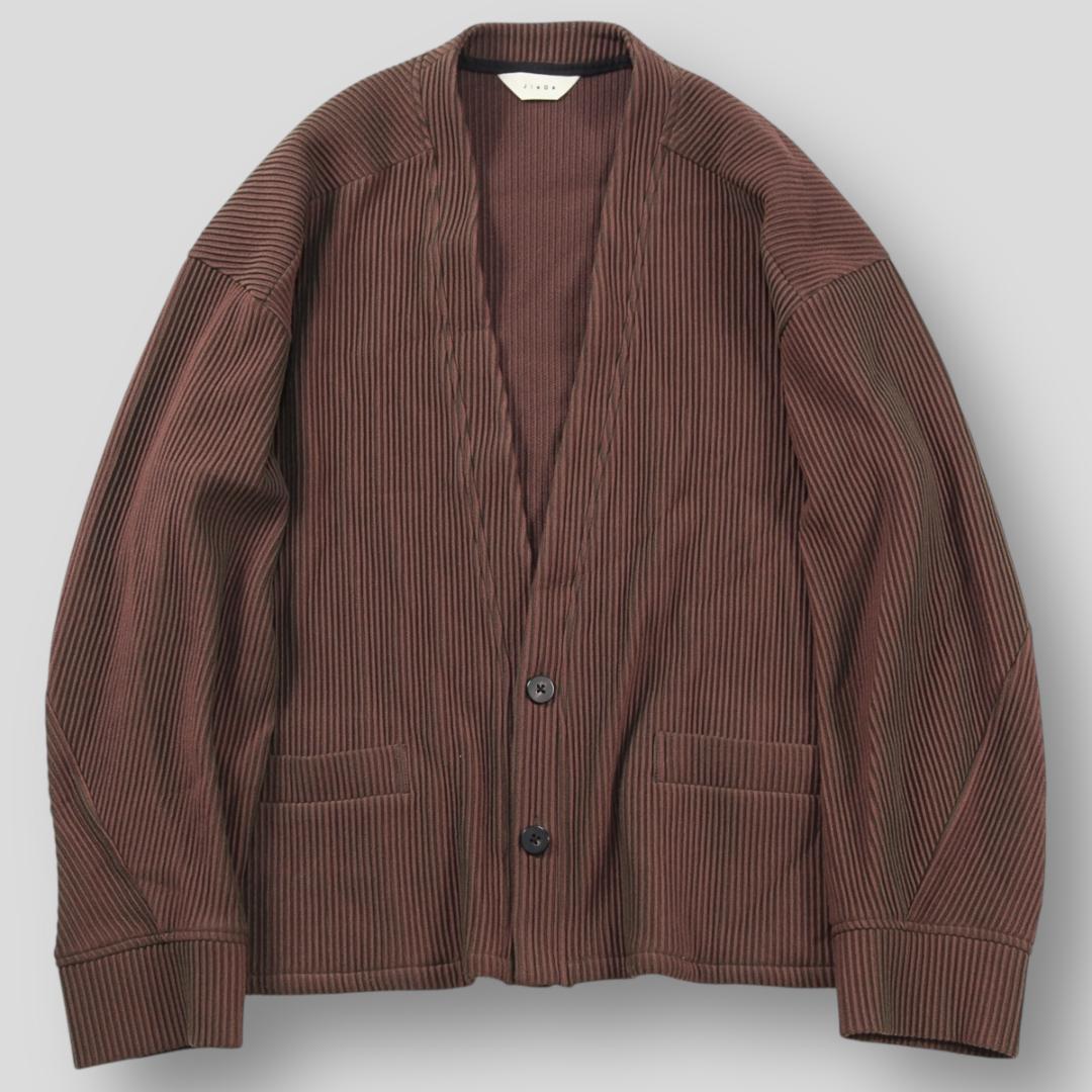 美品 JieDa ジエダ 21AW RIPPLE CARDIGAN 2 ブラウン