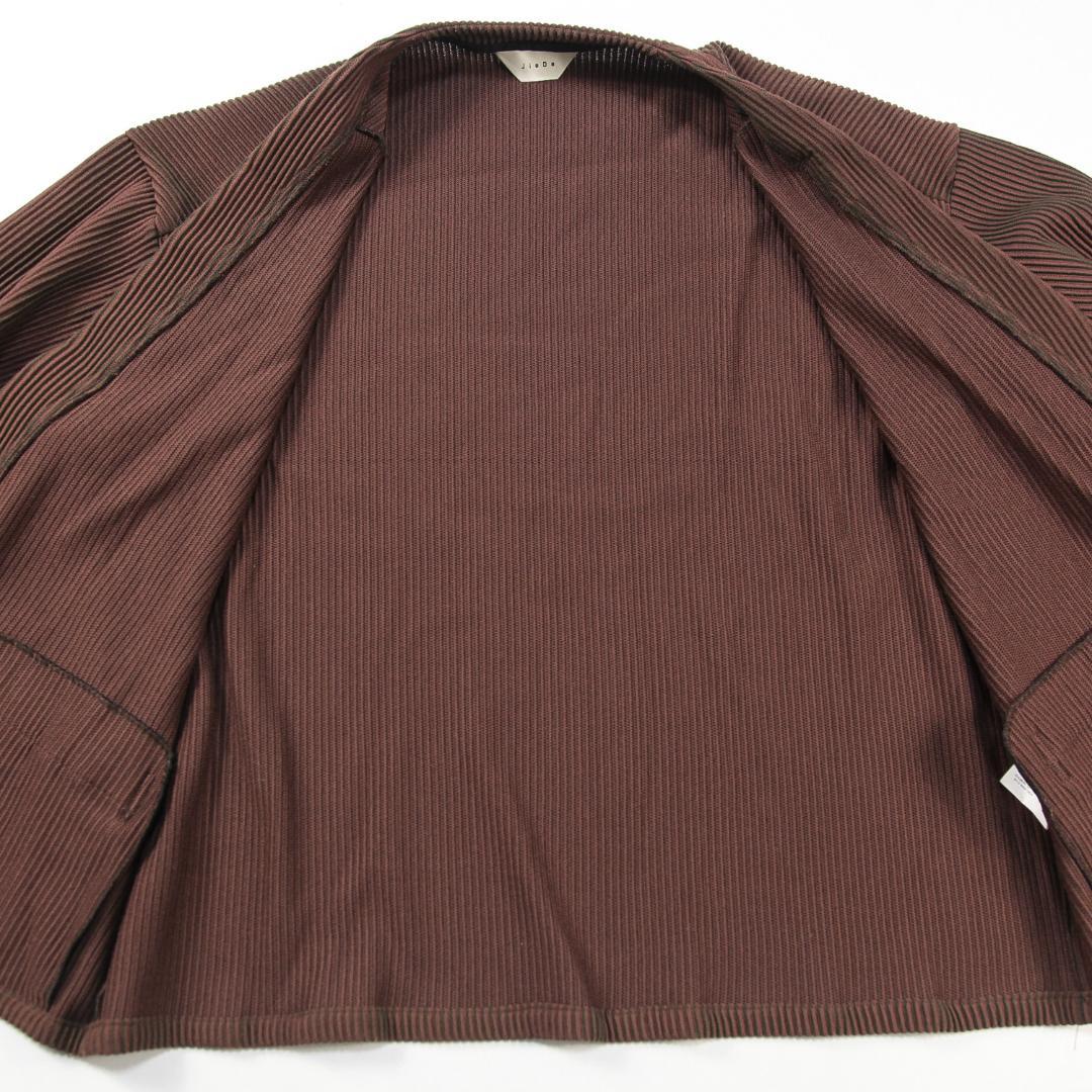 美品 JieDa ジエダ 21AW RIPPLE CARDIGAN 2 ブラウン