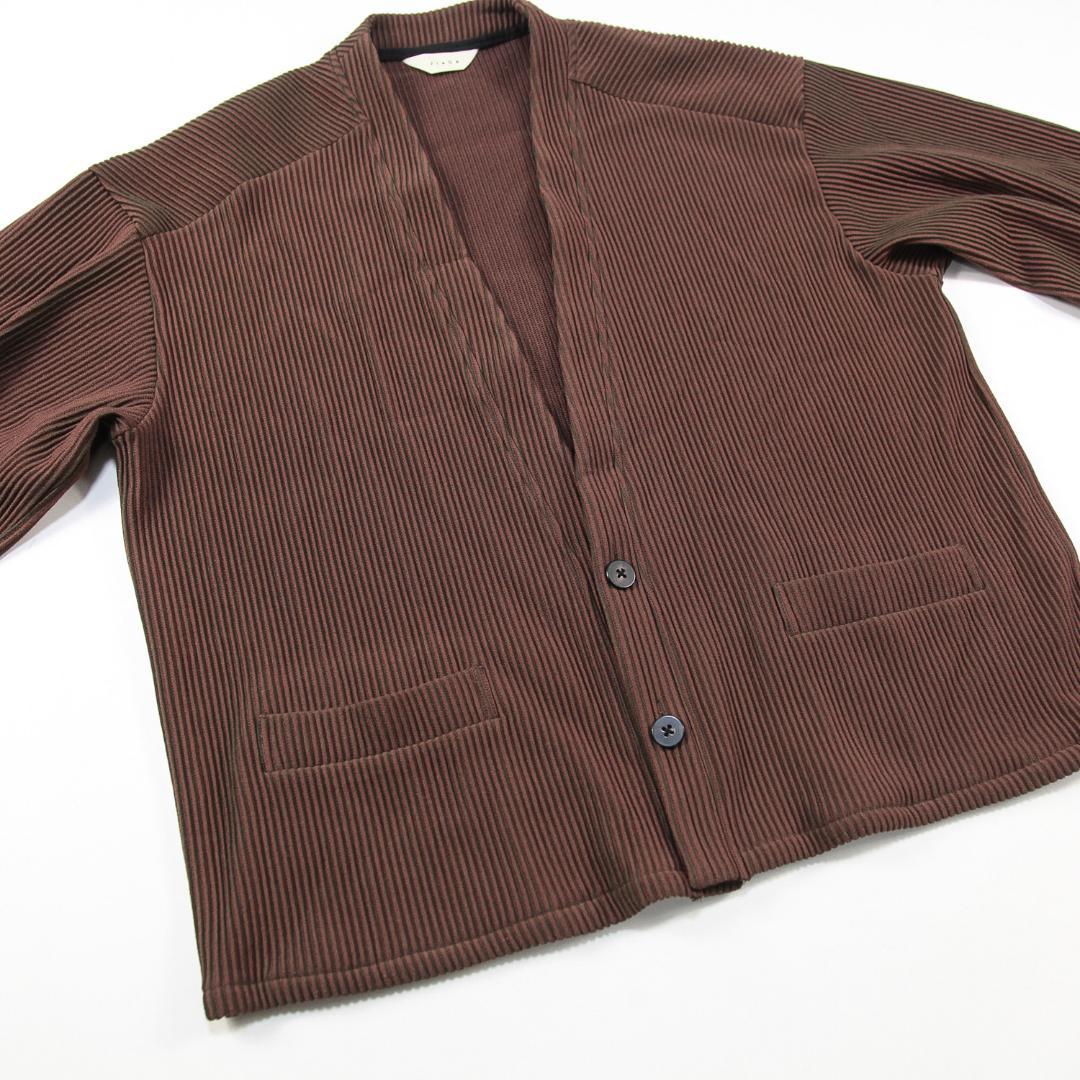 美品 JieDa ジエダ 21AW RIPPLE CARDIGAN 2 ブラウン