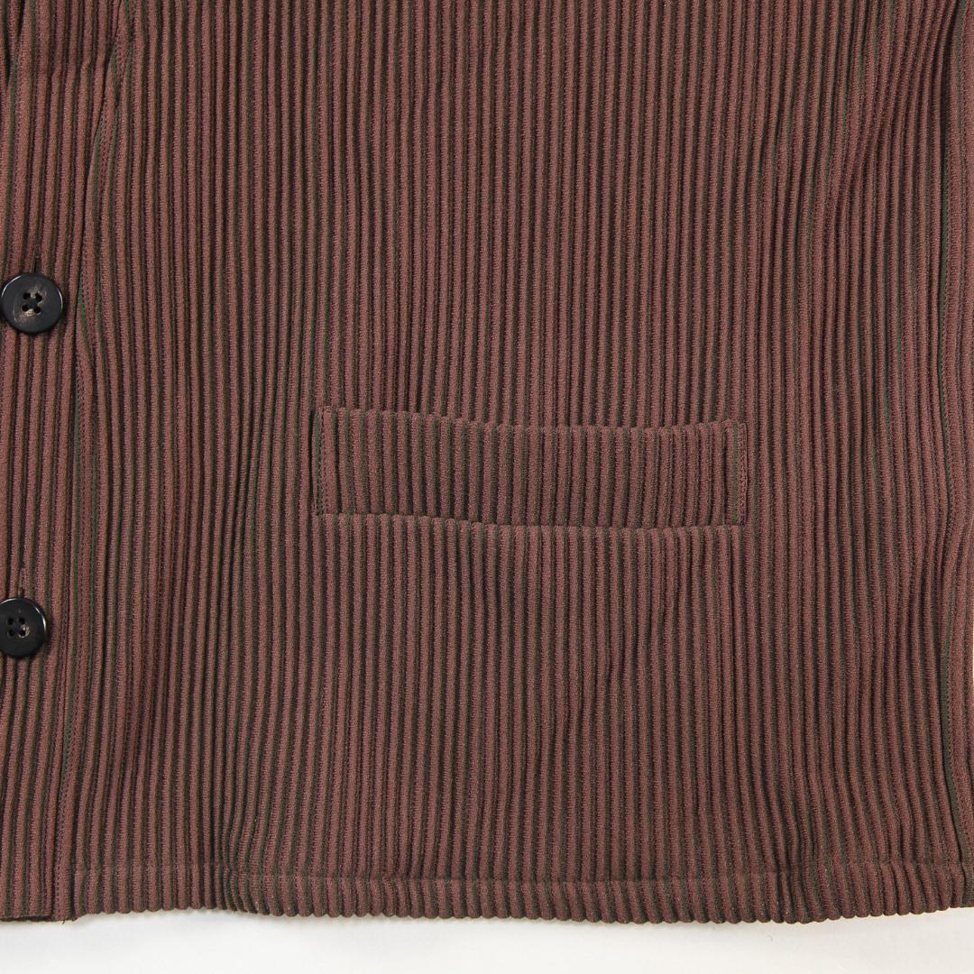 美品 JieDa ジエダ 21AW RIPPLE CARDIGAN 2 ブラウン