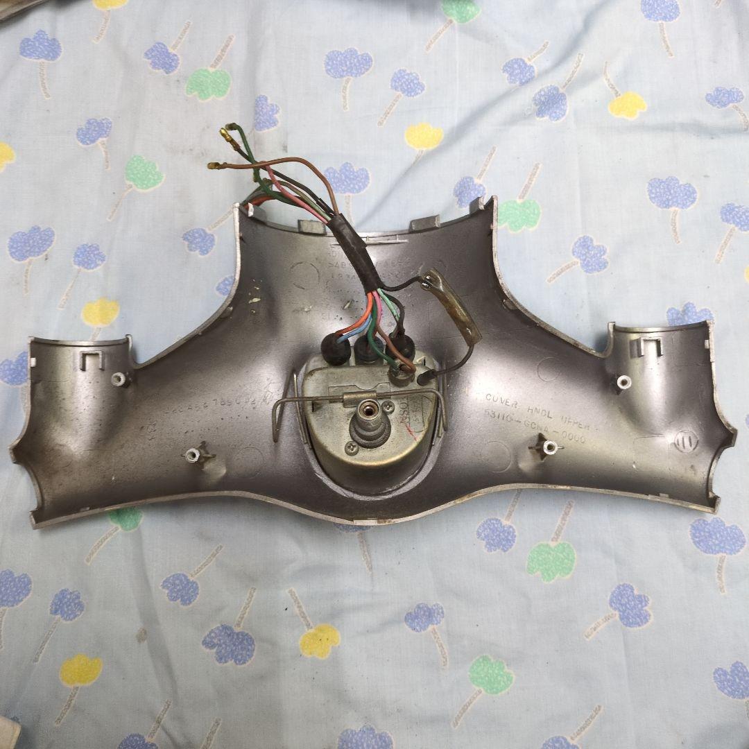 リトルカブ　スピードメーターとハンドルカバー　シルバー