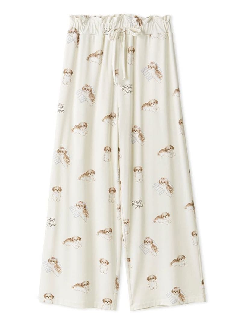 Gelato Pique シーズー柄ルームウェアセット