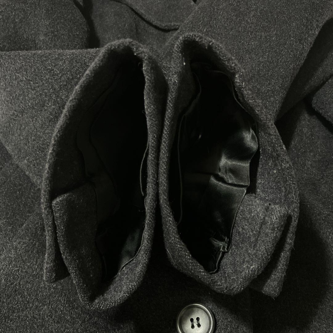 美品✨銀タグ マックスマーラ チェスターコート ロングコート ウール グレー M