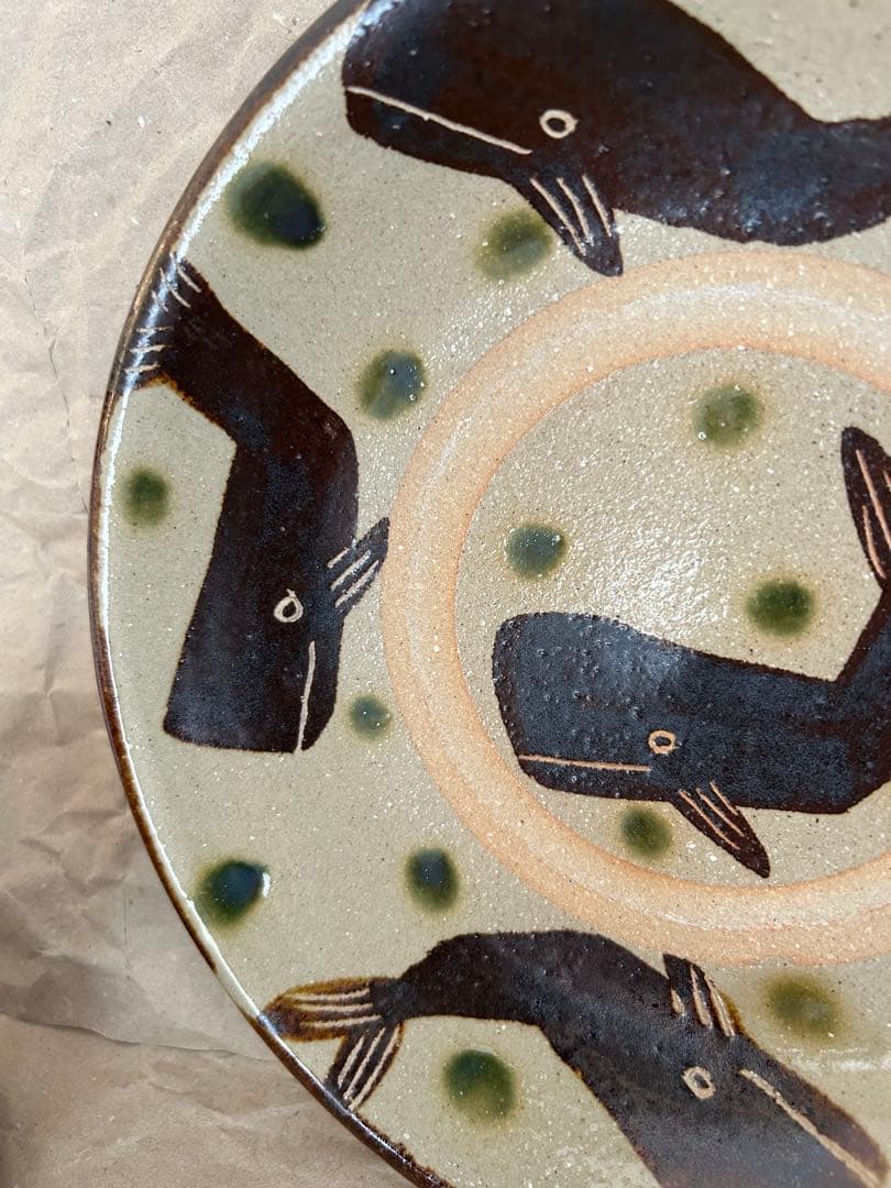 やちむん　十鶴　大皿