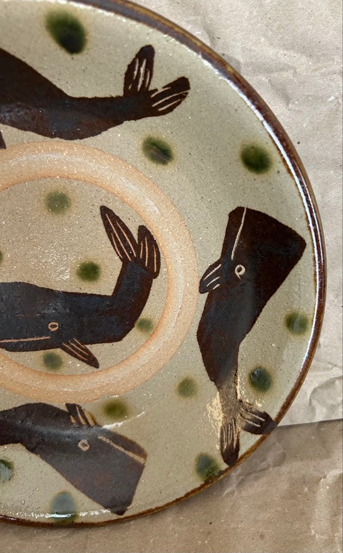 やちむん　十鶴　大皿