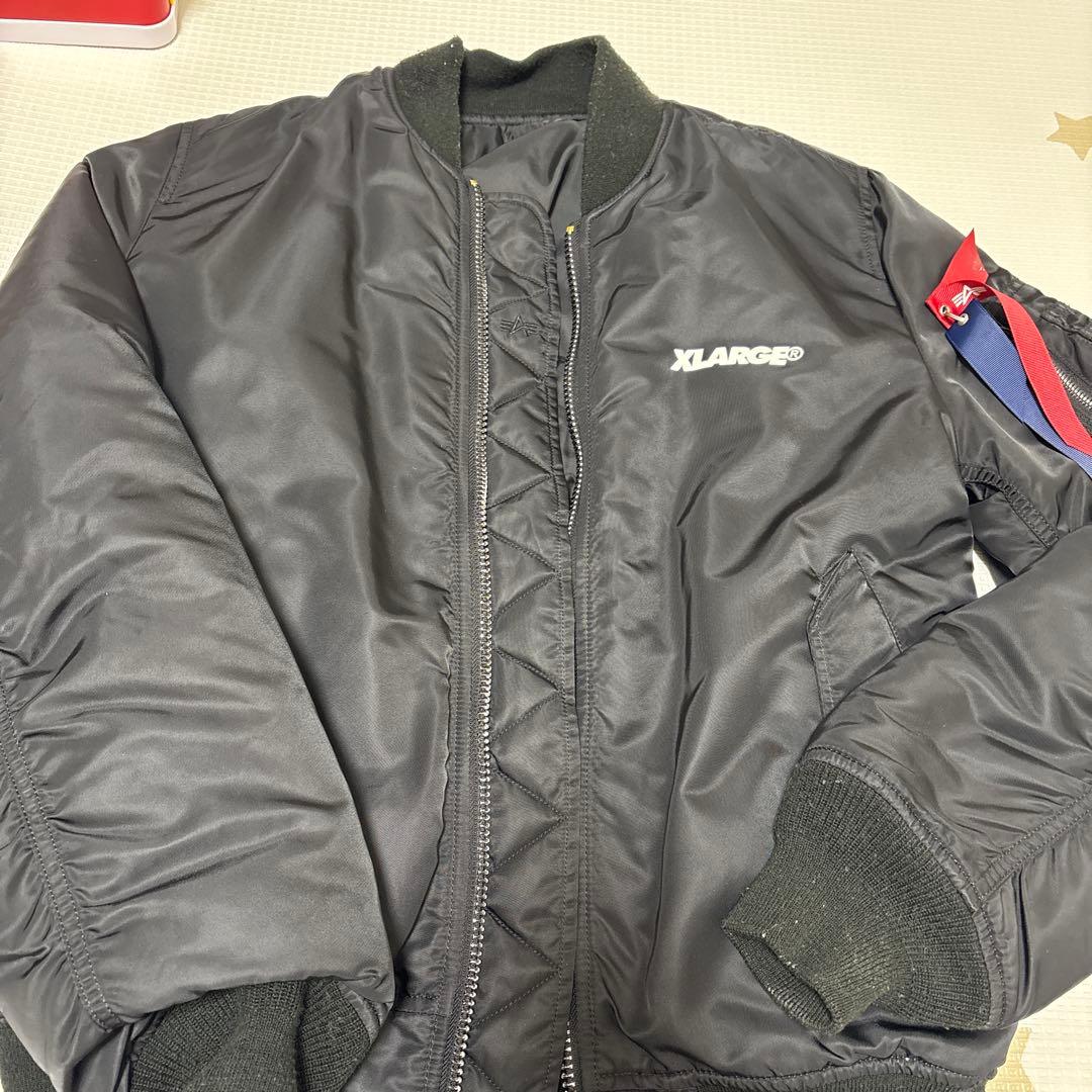 XLARGE ブラック MA-1 ALPHA リバーシブル仕様　年末セール！！
