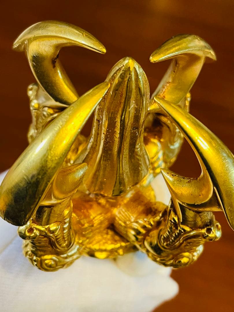 新品 未使用 法具 24金張 五鈷杵 ヴァジュラ 希少特大 サイズ約23㎝　29